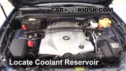 2007 Cadillac SRX 4.6L V8 Coolant (Antifreeze) Add Coolant